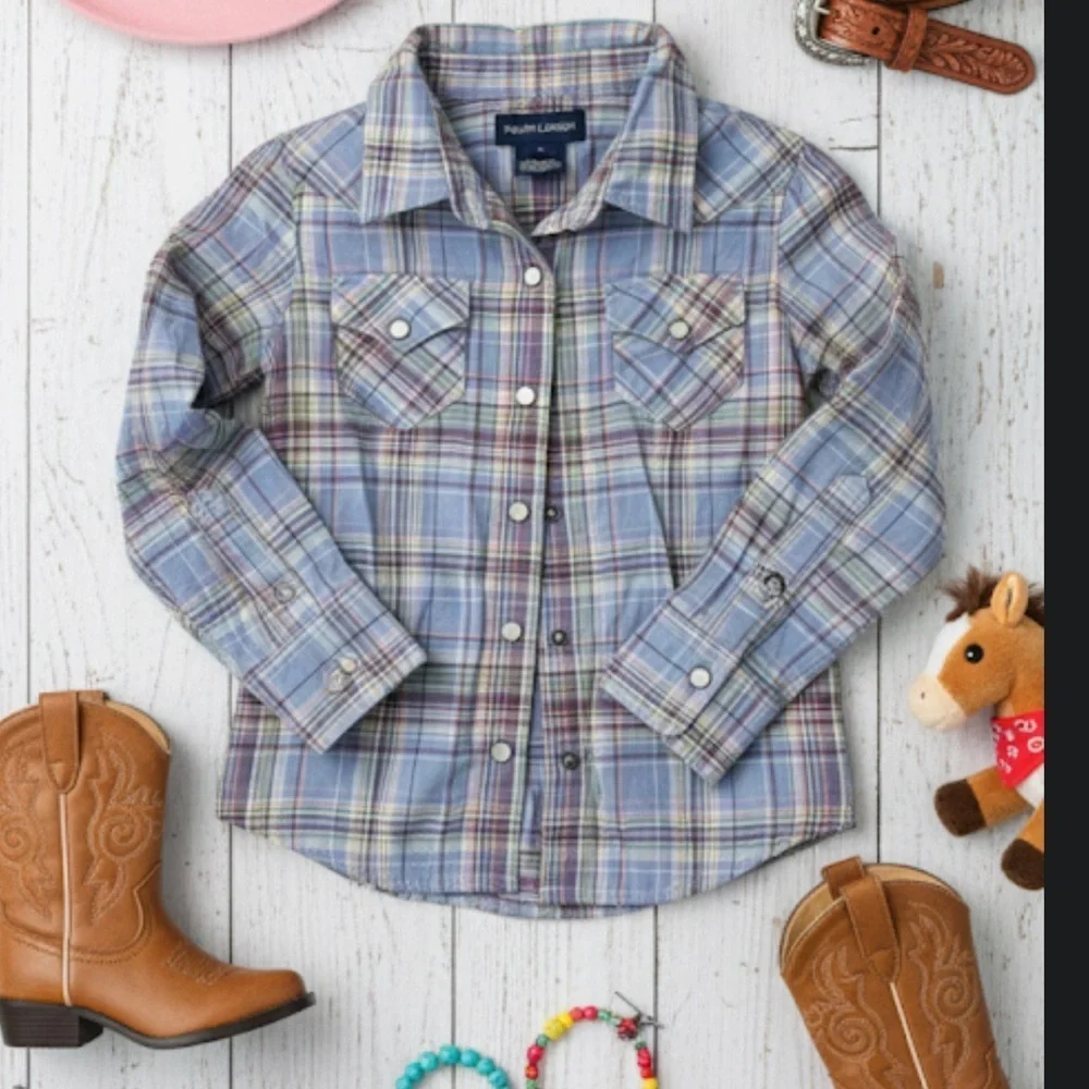 Ralph Lauren beautiful snap-down shirt - size 5 🤠